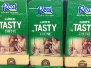 Real Tasty Cheese $8.99 1KG Block